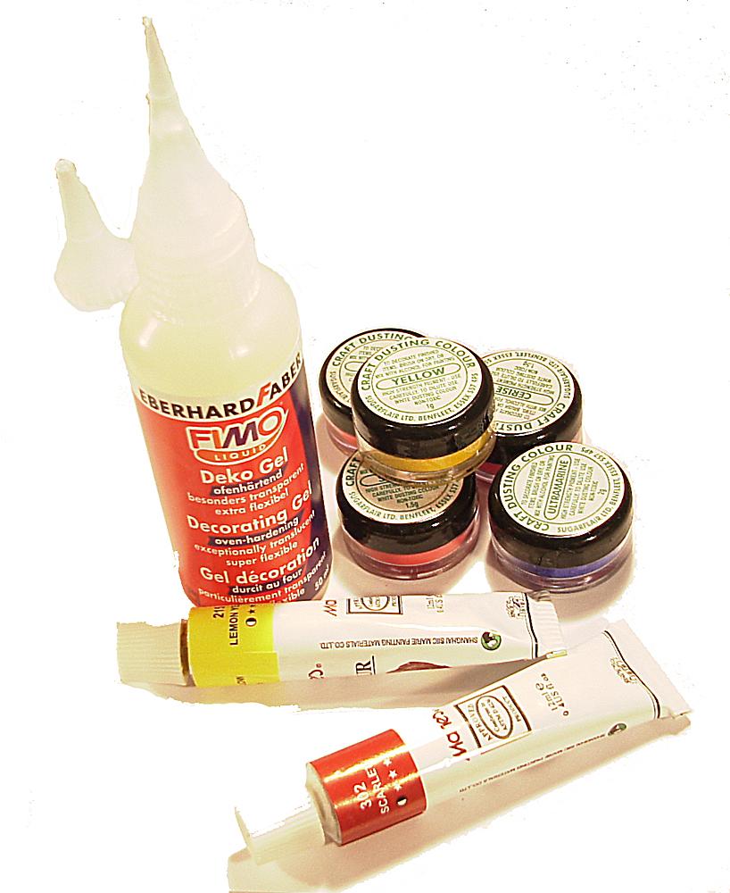 Craft Items Modelling Materials, Liquid Fimo And Colours