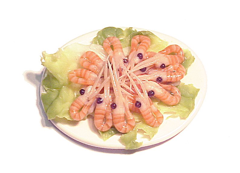 TX Miniatures Market Place html Fish, Prawns, single pk3