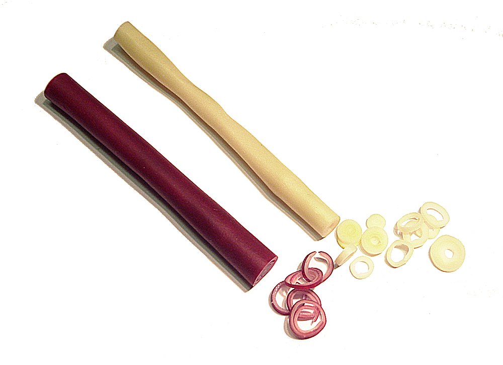 TX Canes  Fine and Superfine Slices html 6277, Onion , Red MultiCane