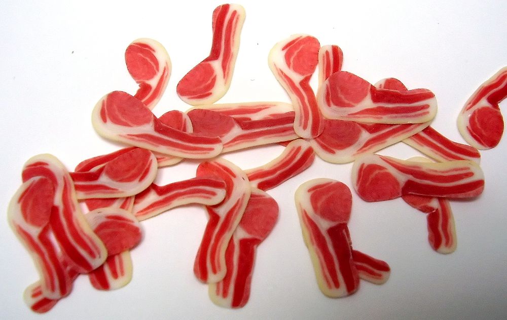 Canes  Fine and Superfine Slices html 6277, Bacon MultiCane