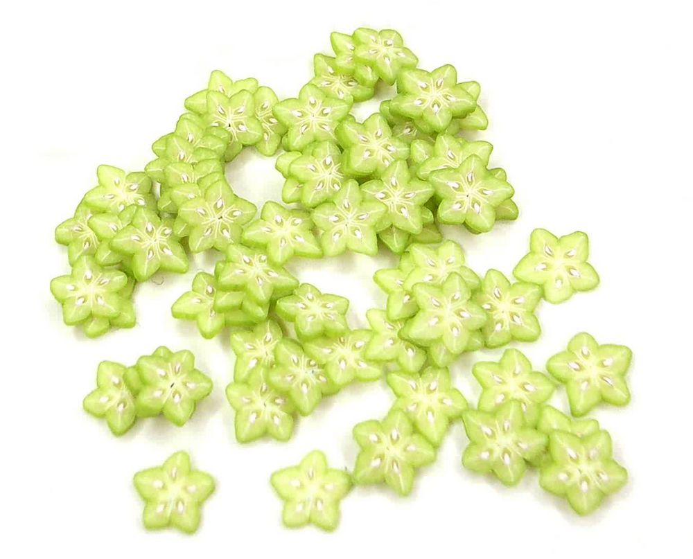 TX Canes  Fine and Superfine Slices html 6277, Star Fruit MultiCane