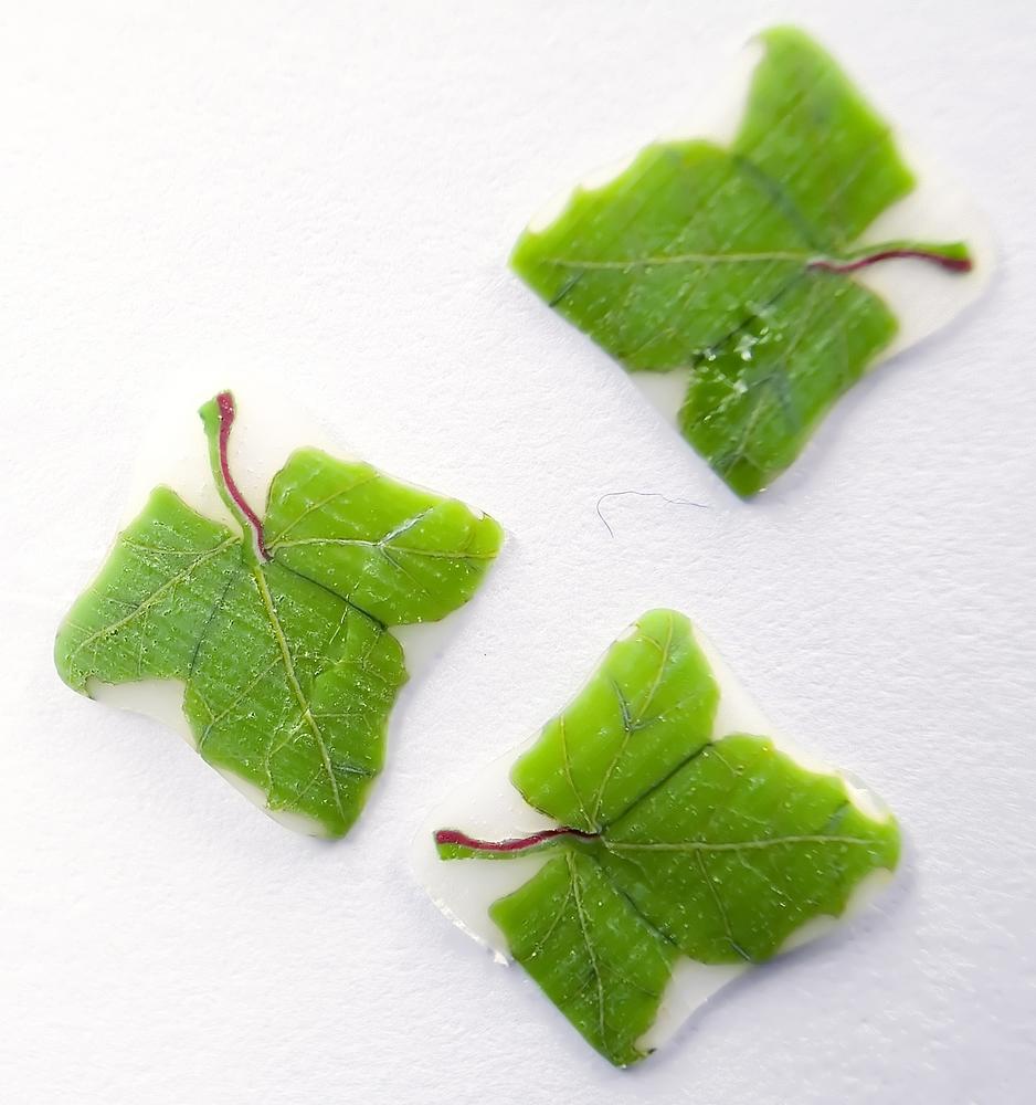 TX Canes  Fine and Superfine Slices html 6277, green ivy leaf MultiCane