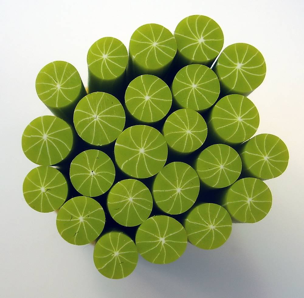 TX Canes  Fine and Superfine Slices html 6277, lime skinless MultiCane