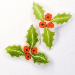 Image of Holly leaves and berries #1 MultiCane